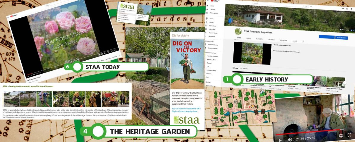 a montage of digital assets created as part of the STAA Historic England project